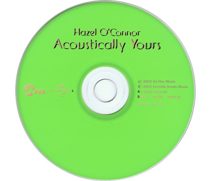 Hazel O'Connor - Acoustically Yours - CD1
