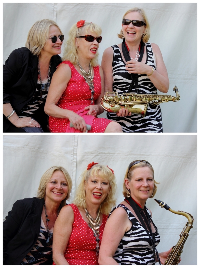 Sarah Fisher, Hazel O'Connor, Clare Hirst July 2013
