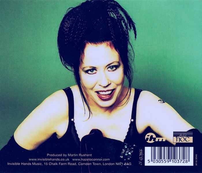 Hazel O'Connor - Hidden Heart - Back Cover